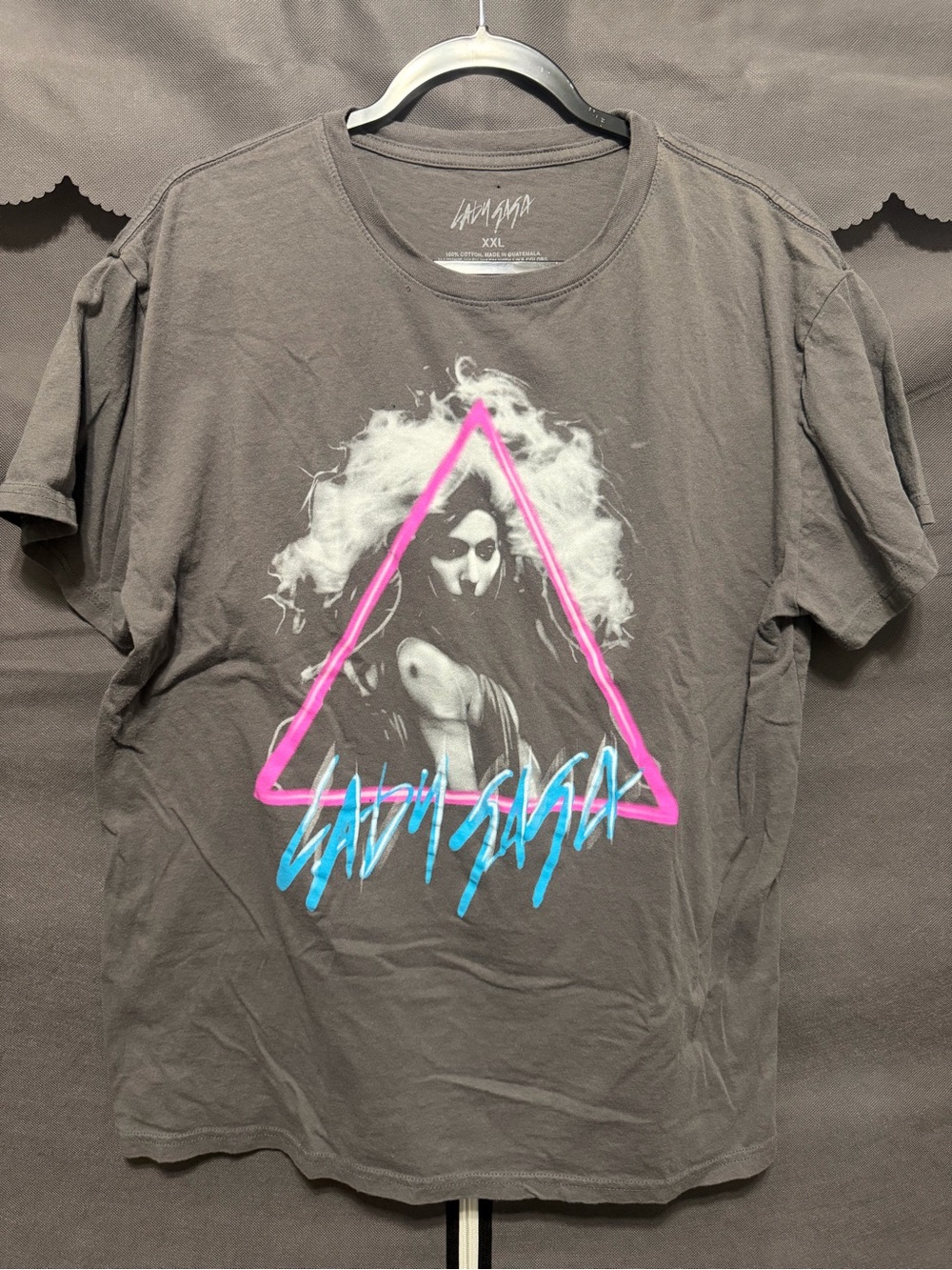 Gray Lady Gaga t-shirt